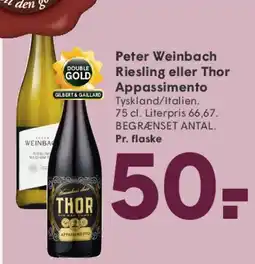 SPAR Peter Weinbach Riesling / Thor Appassimento tilbud