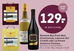 SPAR Kamona Bay / Labouré-Roi Chablis / Le Pregare Amarone Classico tilbud