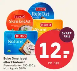SPAR Buko Smelteost eller Flødeost tilbud