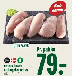 Min Købmand Gestus Dansk Kyllingebrystfilet tilbud