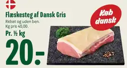 Min Købmand Flæskesteg af Dansk Gris tilbud