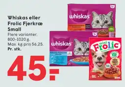 SPAR Whiskas eller Frolic tilbud