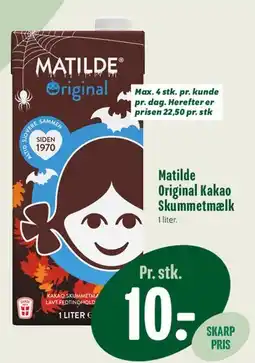 Min Købmand Matilde Original Kakao Skummetmælk tilbud