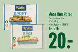 Min Købmand Wasa Knækbrød tilbud