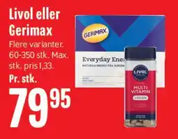 Min Købmand Livol eller Gerimax tilbud