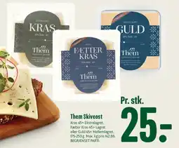 Min Købmand Them Skiveost tilbud