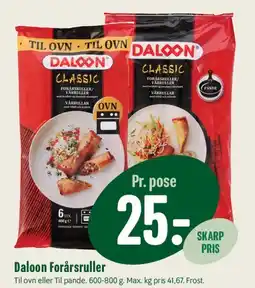 Min Købmand Daloon Forårsruller tilbud