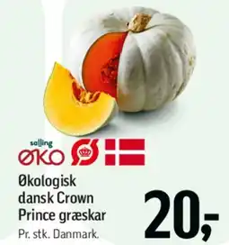 Føtex Økologisk dansk Crown Prince græskar tilbud