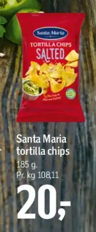 Føtex Tortilla chips salted tilbud