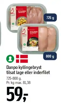Føtex Danpo kyllingebryst tilbud