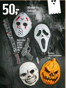 Føtex Maske- og knivsæt tilbud
