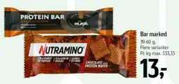 Føtex Bar marked / protein bar tilbud