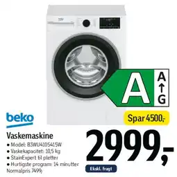 Føtex Vaskemaskine tilbud