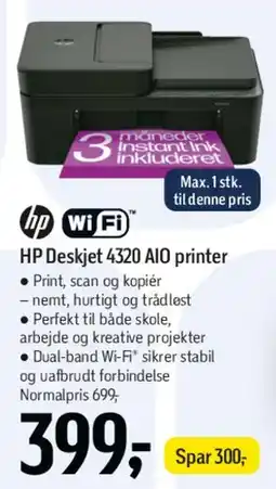 Føtex HP Deskjet 4320 AIO printer tilbud