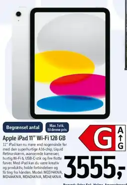 Føtex Apple iPad 11 Wi‑Fi 128 GB tilbud