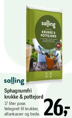 Føtex Sphagnumfri krukke & pottejord tilbud