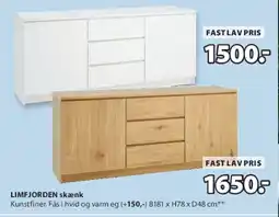 JYSK LIMFJORDEN skænk tilbud