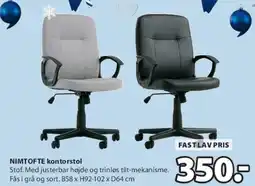 JYSK NIMTOFTE kontorstol tilbud