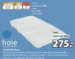 JYSK CLEAN fiberdyne tilbud
