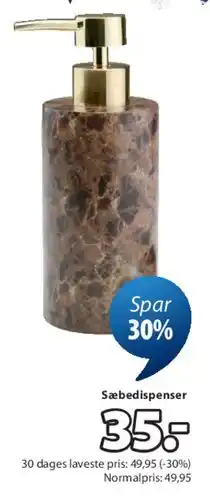 JYSK Sæbedispenser (MAKARYD) tilbud