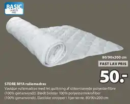 JYSK STORE MYA rullemadras tilbud