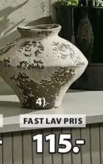 JYSK RAGNAR vase tilbud