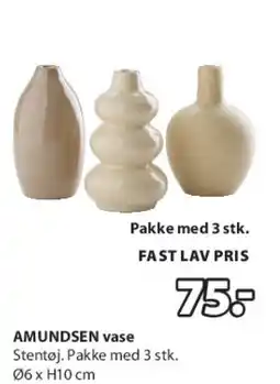 JYSK AMUNDSEN vase tilbud