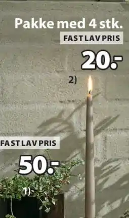 JYSK DINES kronelys tilbud