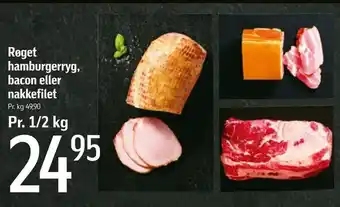 Føtex Røget hamburgerryg, bacon eller nakkefilet tilbud