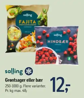 Føtex Grøntsager eller bær tilbud