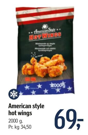 Føtex American style hot wings tilbud