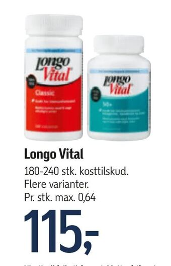 Føtex Longo Vital tilbud