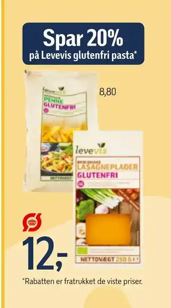 Føtex Levevis glutenfri pasta tilbud