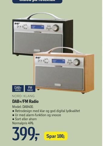 Føtex DAB+/FM Radio tilbud