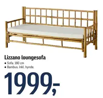Føtex Lizzano loungesofa tilbud