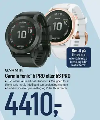 Føtex Garmin fenix® 6 PRO eller 6S PRO tilbud