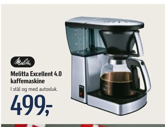 Føtex Melitta Excellent 4,0 kaffemaskine tilbud