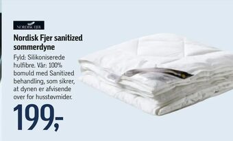 Føtex Nordisk Fjer sanitized sommerdyne tilbud