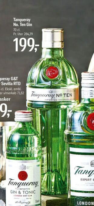 Føtex Tanqueray No. Ten Gin tilbud