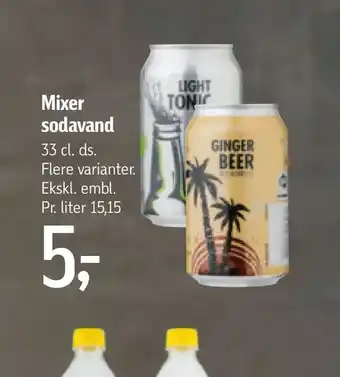 Føtex Mixer sodavand tilbud
