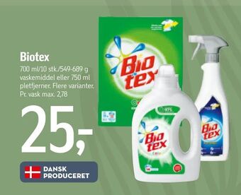 Føtex Biotex tilbud
