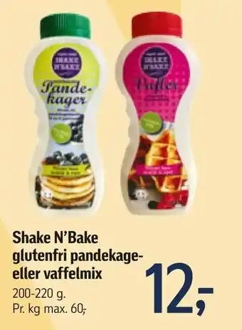Shake N'Bake glutenfri pandekage eller vaffelmix