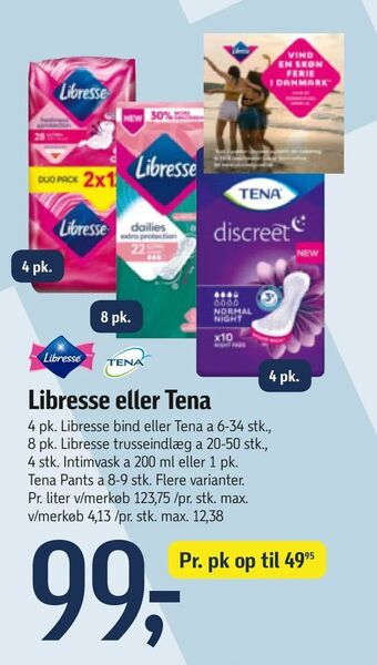 Føtex Libresse eller Tena tilbud