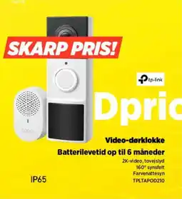 Power Tp-link Video-dørklokke tilbud
