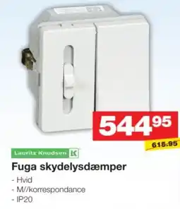 Bauhaus Lauritz Knudsen Fuga skydelysdaemper tilbud