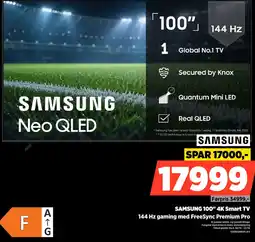 Power Samsung 100" 4k smart tv tilbud