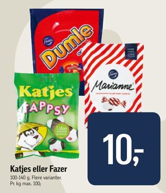 Føtex Katjes eller Fazer tilbud