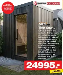 Bauhaus Sips Thor Sauna tilbud