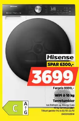 Power Hisense Tørretumbler tilbud