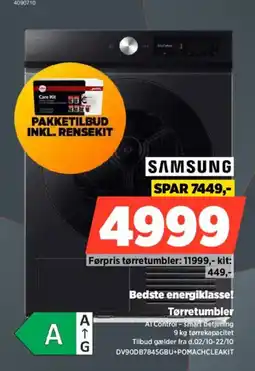 Power Samsung tørretumbler tilbud